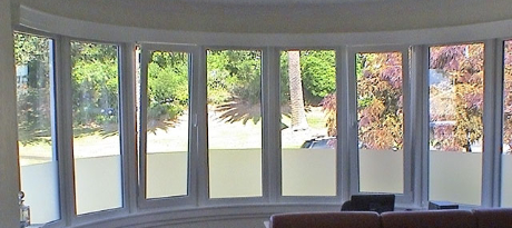 gallery image - oriel window partly obscured glass